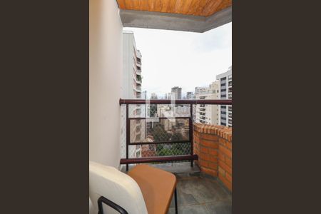 Varanda do Quarto de apartamento à venda com 1 quarto, 42m² em Pinheiros, São Paulo
