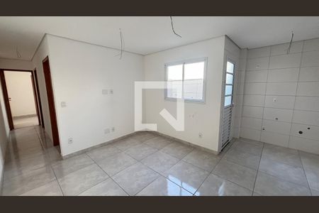 Sala de apartamento à venda com 2 quartos, 63m² em Jardim Santo Alberto, Santo André