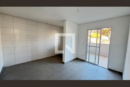 Sala  de apartamento à venda com 2 quartos, 69m² em Jardim Santo Alberto, Santo André