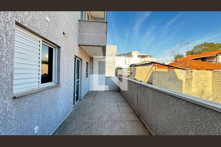 Área de Serviço - Varanda de apartamento à venda com 2 quartos, 69m² em Jardim Santo Alberto, Santo André