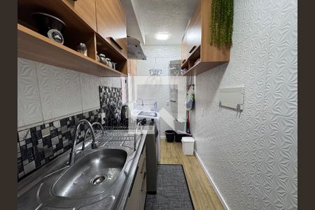 Cozinha de apartamento à venda com 2 quartos, 46m² em Santos Dumont, São Leopoldo