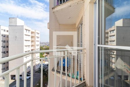 Varanda da Sala de apartamento à venda com 2 quartos, 56m² em Vila Carmosina, São Paulo