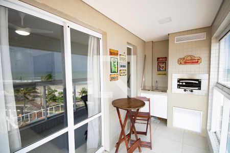 Varanda de apartamento para alugar com 1 quarto, 55m² em Vila Caiçara, Praia Grande