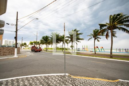 Vista da Rua de apartamento para alugar com 1 quarto, 55m² em Vila Caiçara, Praia Grande