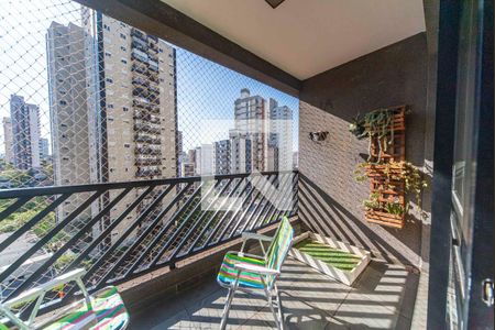 Varanda da Sala de apartamento para alugar com 2 quartos, 145m² em Vila Bastos, Santo André