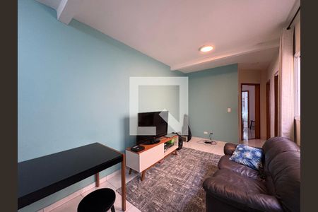 Sala de apartamento à venda com 2 quartos, 100m² em Jardim Stella, Santo André