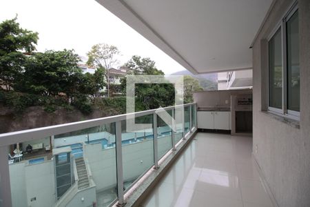 Sala - Varanda de apartamento para alugar com 3 quartos, 92m² em Freguesia (jacarepaguá), Rio de Janeiro