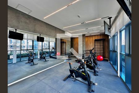 Área comum de kitnet/studio à venda com 1 quarto, 24m² em Vila Cordeiro, São Paulo