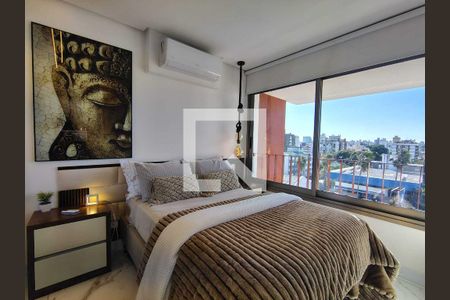 Quarto de apartamento à venda com 1 quarto, 44m² em Menino Deus, Porto Alegre