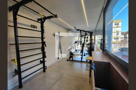 Área Comum - Academia de apartamento à venda com 1 quarto, 44m² em Menino Deus, Porto Alegre