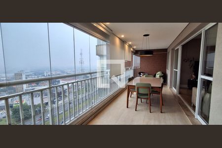 Varanda da Sala de apartamento à venda com 4 quartos, 151m² em Centro, São Bernardo do Campo
