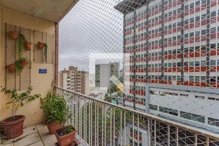 Varanda da Sala de apartamento à venda com 3 quartos, 188m² em Floresta, Porto Alegre