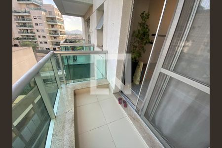 Varanda - Sala de apartamento à venda com 2 quartos, 85m² em Barra da Tijuca, Rio de Janeiro