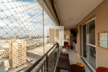 Varanda da sala de apartamento à venda com 3 quartos, 109m² em Centro Comercial Jubran, Barueri