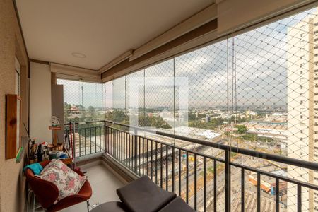 Varanda da sala de apartamento à venda com 3 quartos, 109m² em Centro Comercial Jubran, Barueri