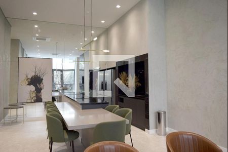 Área comum - Salão de festas de kitnet/studio para alugar com 1 quarto, 36m² em Pinheiros, São Paulo