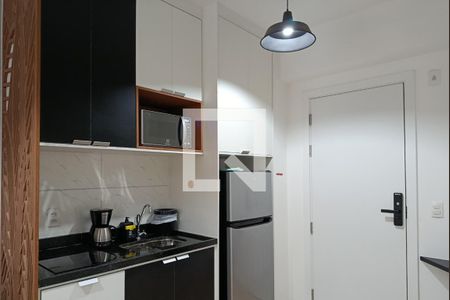 Cozinha de kitnet/studio para alugar com 1 quarto, 36m² em Pinheiros, São Paulo