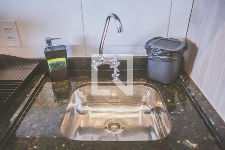 Cozinha de kitnet/studio à venda com 1 quarto, 24m² em Vila Clementino, São Paulo