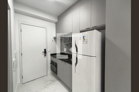 Cozinha de apartamento à venda com 1 quarto, 23m² em Paraíso, São Paulo