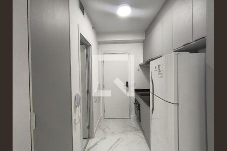 Cozinha de apartamento à venda com 1 quarto, 23m² em Paraíso, São Paulo
