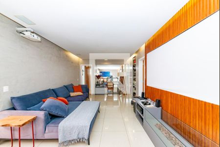 Sala de apartamento à venda com 3 quartos, 126m² em Vale do Sereno, Nova Lima