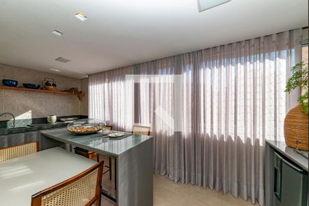 Varanda da Sala de apartamento à venda com 3 quartos, 126m² em Vale do Sereno, Nova Lima