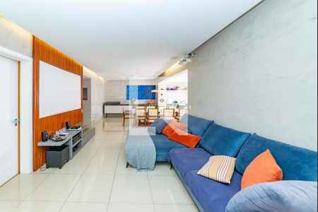 Sala de apartamento à venda com 3 quartos, 126m² em Vale do Sereno, Nova Lima
