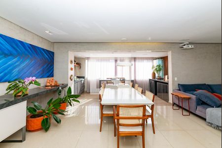 Sala de Jantar de apartamento à venda com 3 quartos, 126m² em Vale do Sereno, Nova Lima