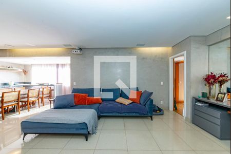 Sala de apartamento à venda com 3 quartos, 126m² em Vale do Sereno, Nova Lima