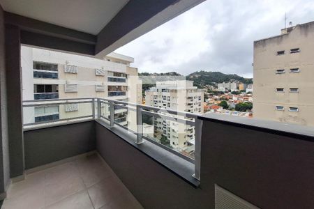 Varanda da Sala de apartamento à venda com 1 quarto, 40m² em Santa Rosa, Niterói
