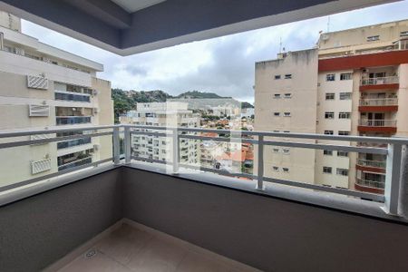 Varanda da Sala de apartamento à venda com 1 quarto, 40m² em Santa Rosa, Niterói