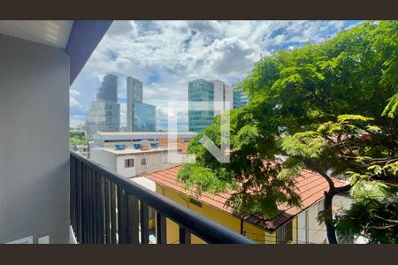 Sacada do Studio de kitnet/studio à venda com 1 quarto, 26m² em Pinheiros, São Paulo