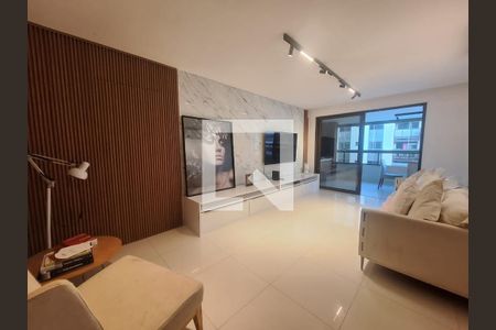 Sala de apartamento à venda com 3 quartos, 134m² em Barra da Tijuca, Rio de Janeiro