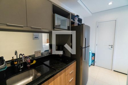 Cozinha de kitnet/studio à venda com 1 quarto, 28m² em Vila Clementino, São Paulo