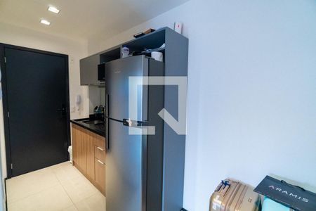 Cozinha de kitnet/studio à venda com 1 quarto, 28m² em Vila Clementino, São Paulo
