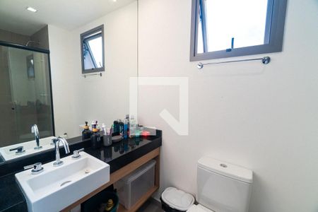 Banheiro de kitnet/studio à venda com 1 quarto, 28m² em Vila Clementino, São Paulo
