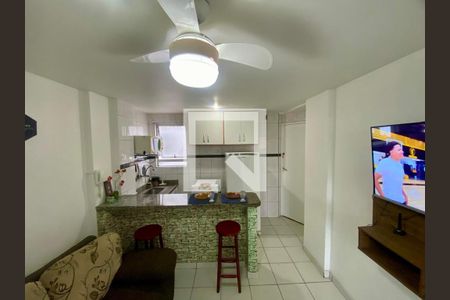 Sala/Cozinha de apartamento para alugar com 1 quarto, 40m² em Aviação, Praia Grande