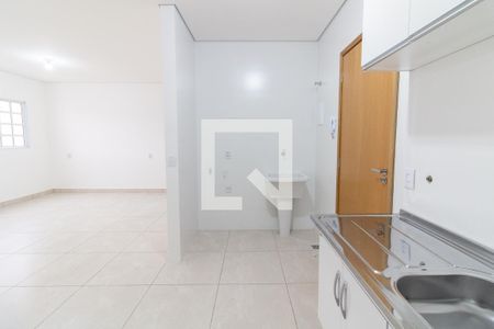 Cozinha de apartamento para alugar com 1 quarto, 40m² em Rio Pequeno, São Paulo
