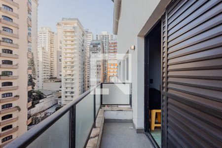 Varanda de apartamento para alugar com 1 quarto, 58m² em Jardim Paulista, São Paulo