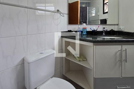 Banheiro da Suíte de apartamento à venda com 3 quartos, 90m² em Vila Lusitania, São Bernardo do Campo