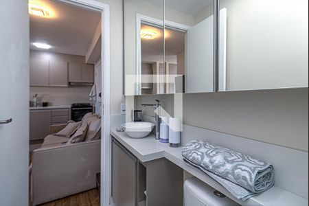 Banheiro Social de apartamento à venda com 1 quarto, 31m² em Vila Moraes, São Paulo
