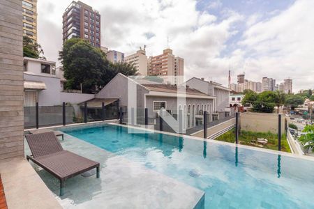 Área comum - Piscina de kitnet/studio para alugar com 1 quarto, 27m² em Sumaré, São Paulo