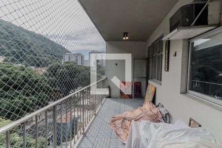 Varanda da Sala de apartamento para alugar com 2 quartos, 80m² em Botafogo, Rio de Janeiro