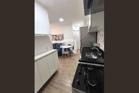 Cozinha e Área de Serviço de apartamento para alugar com 2 quartos, 36m² em Várzea da Barra Funda, São Paulo
