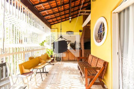 Varanda da Suíte 1 de casa à venda com 5 quartos, 180m² em Jardim das Camelias, São Paulo