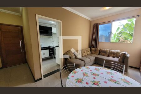 Sala de apartamento para alugar com 2 quartos, 50m² em Chácara, Betim