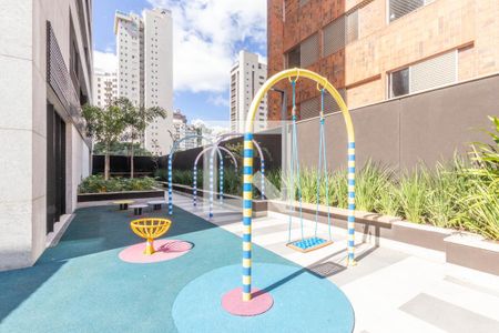 Área comum - Playground de apartamento à venda com 3 quartos, 108m² em Lourdes, Belo Horizonte