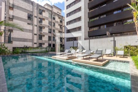 Área comum - Piscina de apartamento à venda com 3 quartos, 108m² em Lourdes, Belo Horizonte