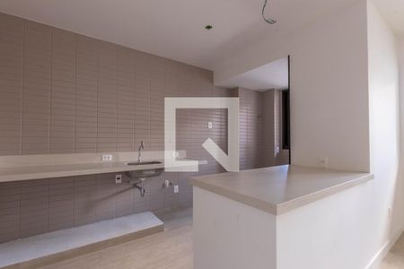 Cozinha de apartamento à venda com 3 quartos, 108m² em Lourdes, Belo Horizonte