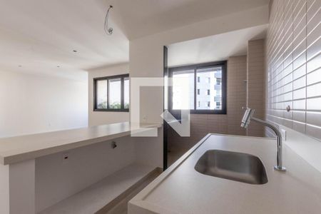 Cozinha de apartamento à venda com 3 quartos, 108m² em Lourdes, Belo Horizonte